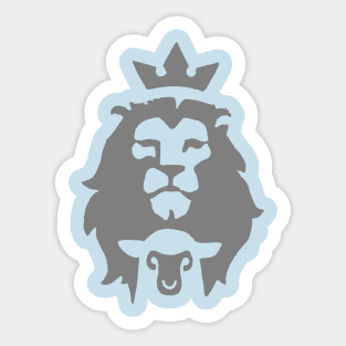 Lion Head - The Lion King & The Lamb - Lion of Judah - Christian Sticker